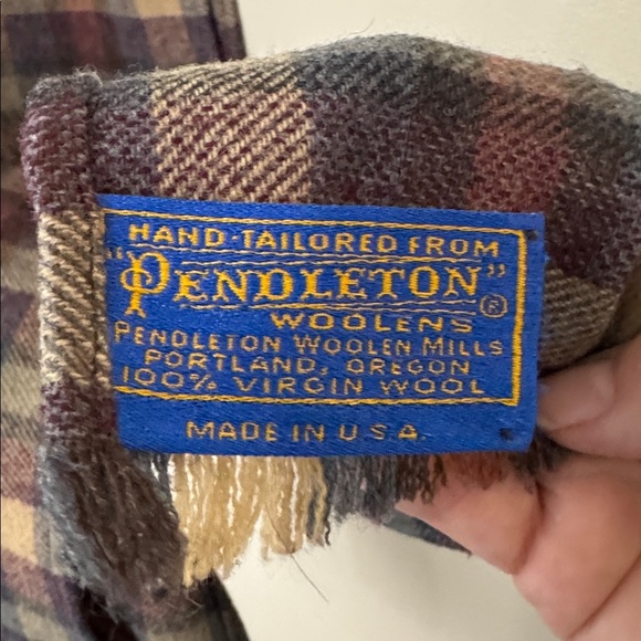 Pendleton Plaid Wool Scarf - Picture 6 of 7